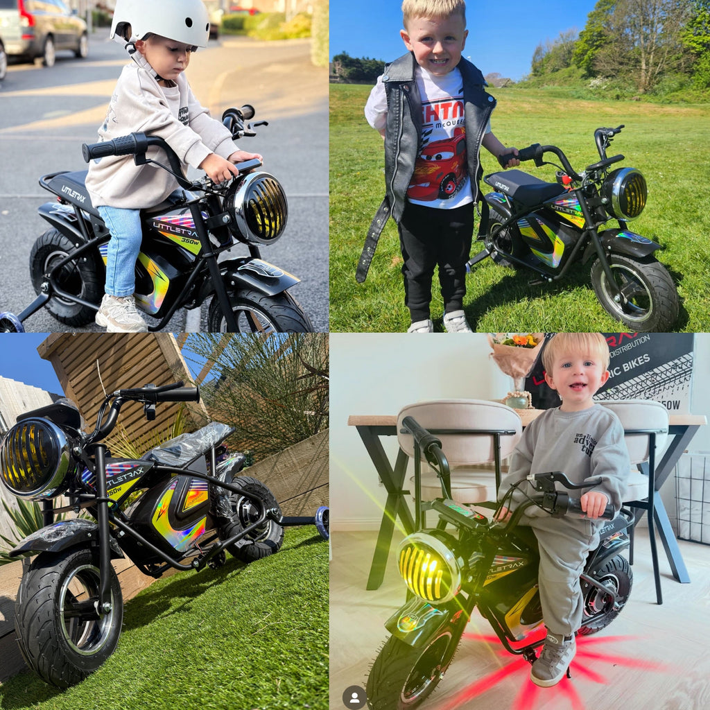 New Littletrax 350w 36v Kids Electric Bike – Ages 3 to 12+ ride on dirt bike