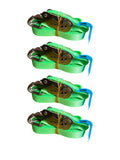 25MM x 8M Proline 800kg Ton Green Ratchet Straps Tie Down Claw J Hook (Pack of 4)