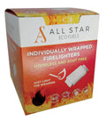6 x All Star Individually Wrapped Firelighters  - 40 PACK