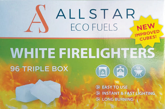 8 x All Star White Firelighters - 96 PACK
