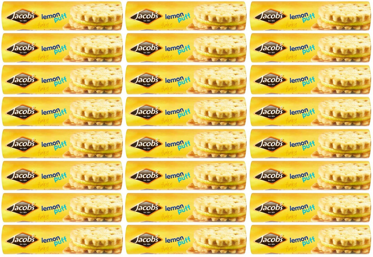 24 x Jacob's Lemon Puff 200G – The Stock Outlet