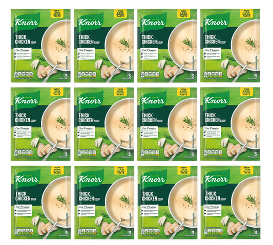 13 x Knorr Thick Chicken Soup 55g