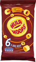 30 x Hula Hoops Bbq Beef 6pk - 6X24GM