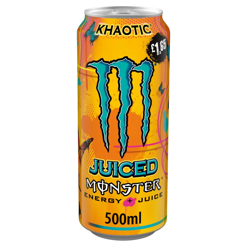 12 x Monster Juiced Khaotic 500Ml