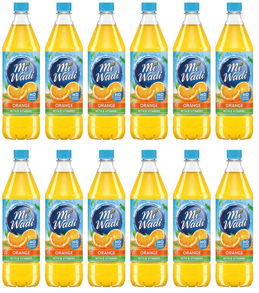 12 x Miwadi Orange 1L