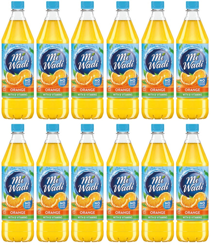 12 x Miwadi Orange 1L