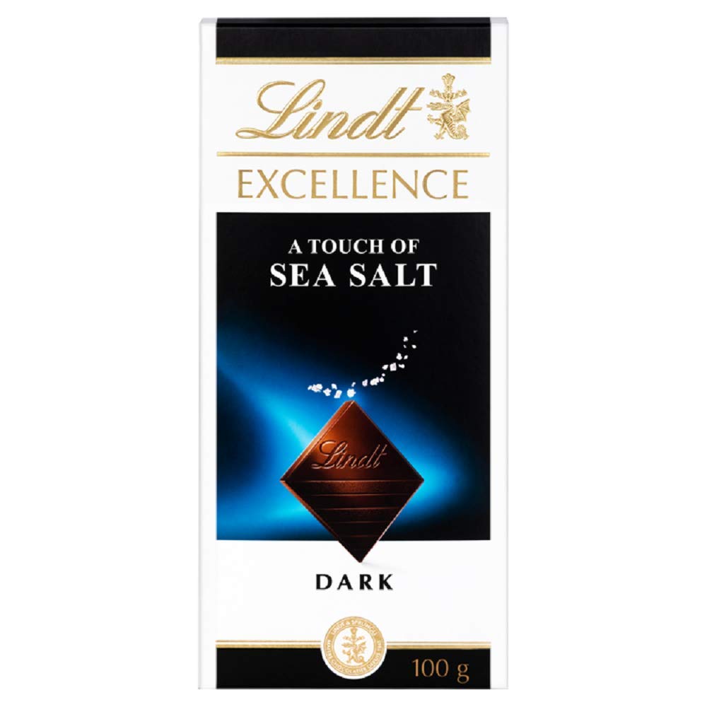 8 x Lindt Excellence Sea Salt - 100GM