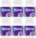 6 x Extra Blueberry Chewing Gum Bottle 46pcs - 46 PCE