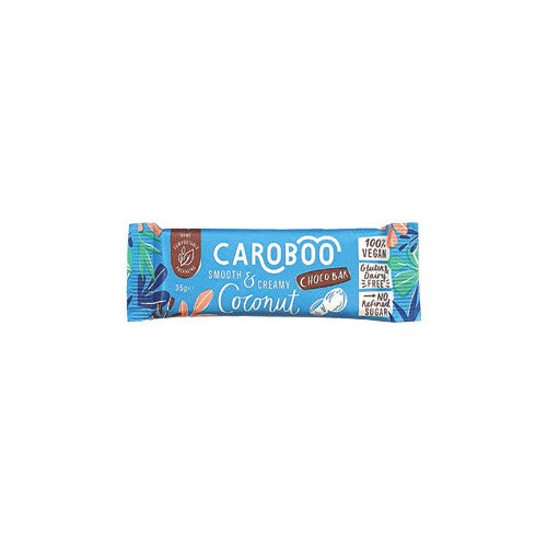 20 x Caroboo Coconut Carob Choc Bar - 35g