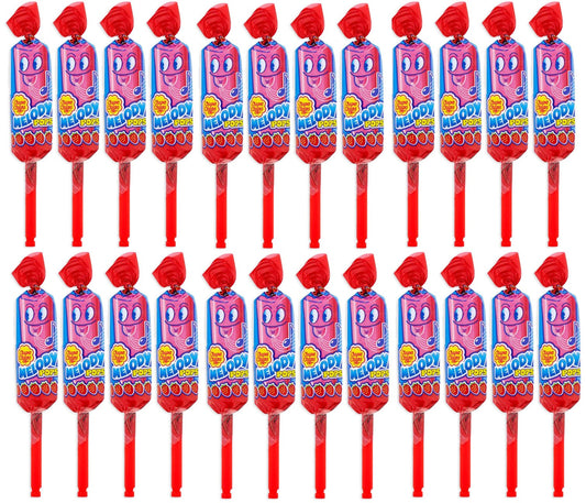 24 x Chupa Chups Melody Pops Strawberry 15G