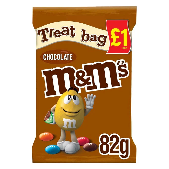 16 x M&m's Chocolate Treat Bag - 82GM