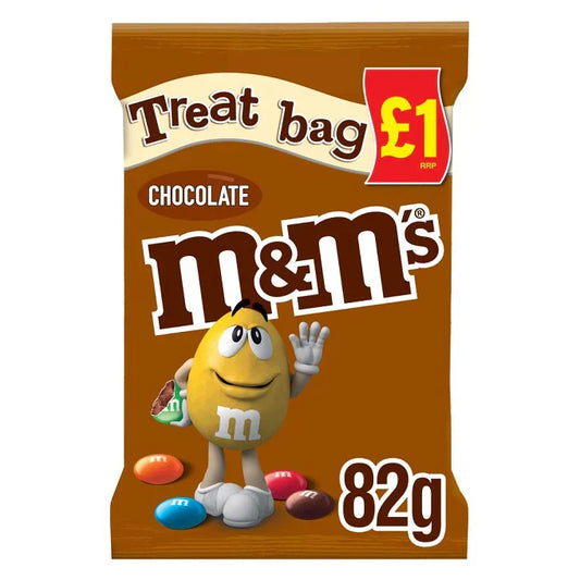 16 x M&m's Chocolate Treat Bag - 82GM
