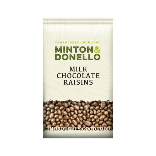 6 x Minton & Donello Milk Chocolate Raisins - 500g