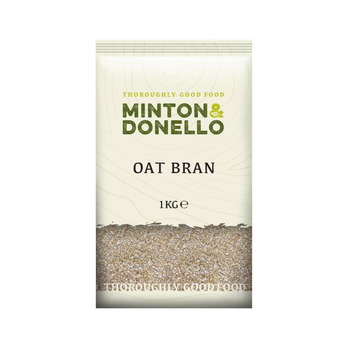 6 x Minton & Donello Oat Bran - 1000g