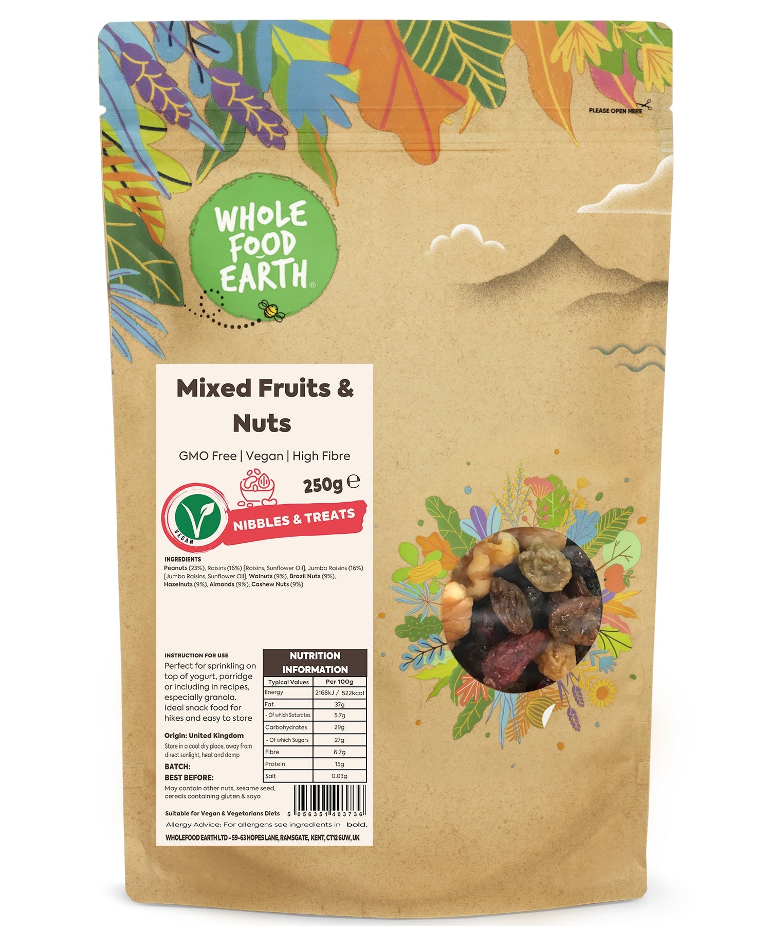 Mixed Fruits & Nuts