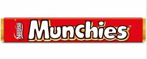 36 x Munchies Milk Chocolate Tube 52G