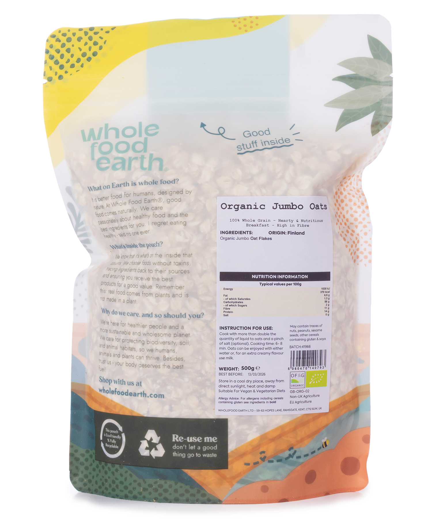 Organic Jumbo Oats
