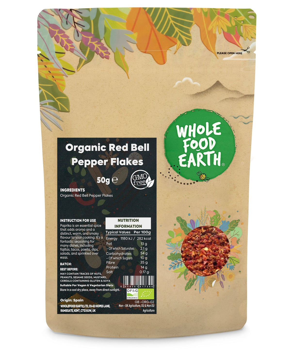 Red Puppet Flames Organic Paprika (Red Bell Pepper) Flakes – The Stock Outlet