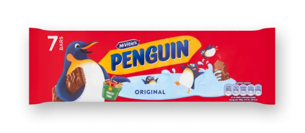 12 x Mcvities Milk Penguin 7pk - 172GM