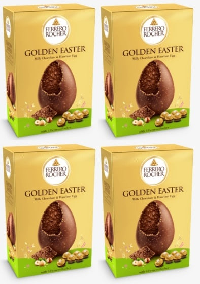4 x Ferrero Rocher Golden Easter Egg - 175GM