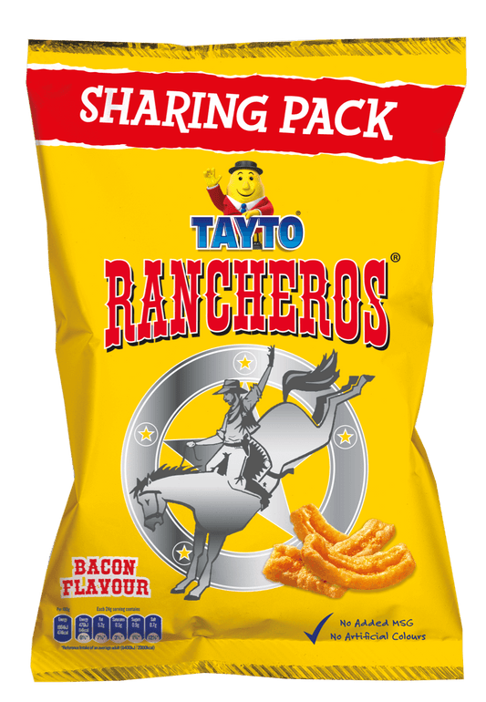 12 x Tayto Rancheros Bacon Flavour 100G