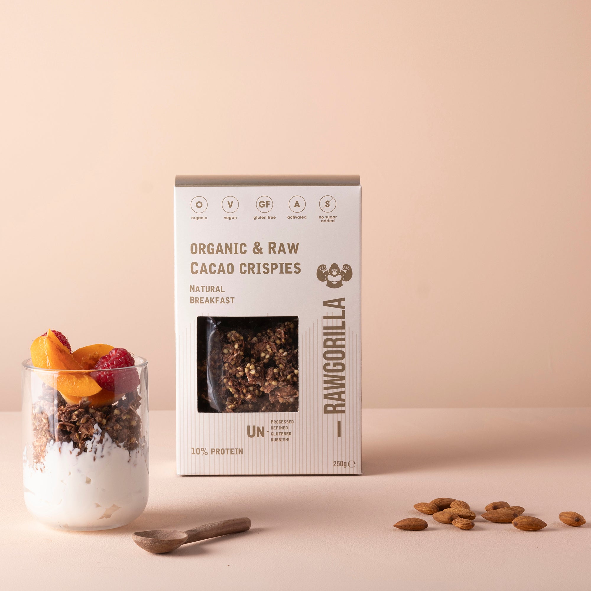 Cacao Crispies - 250g - RAWGORILLA