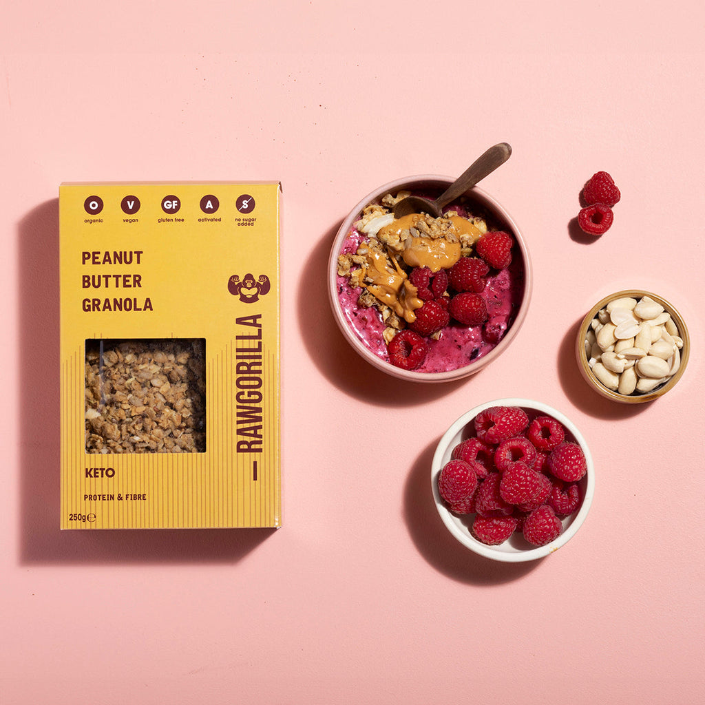 Keto Peanut Butter Granola - 250g - Raw Gorilla