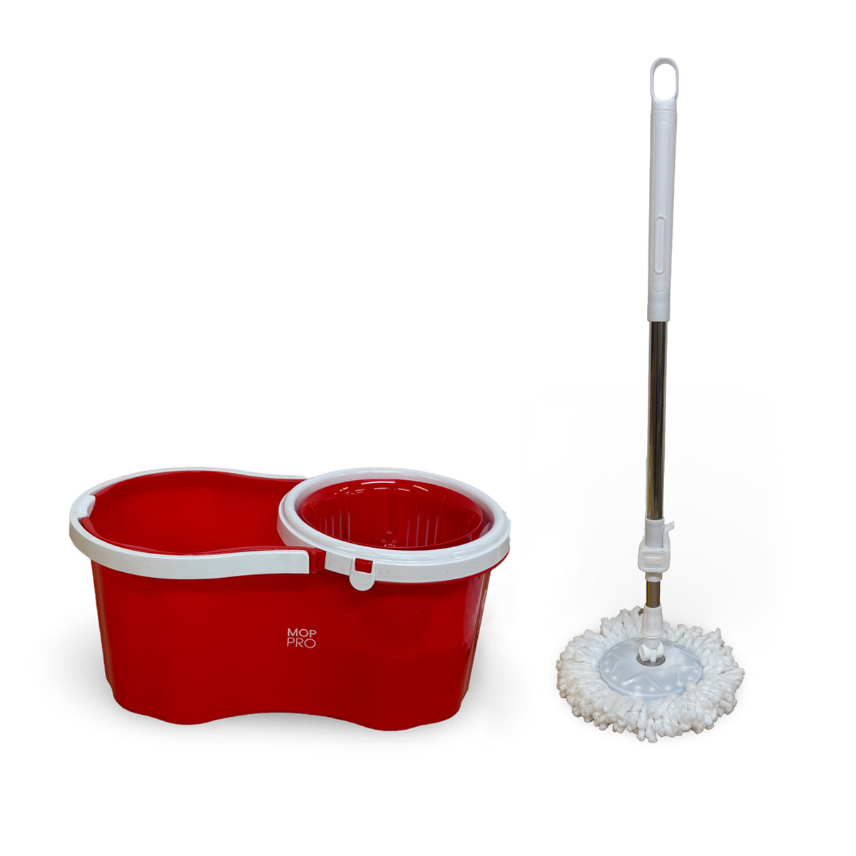 Mop PRO 360° Spin Mop and Bucket Set - Includes 2 Cloths