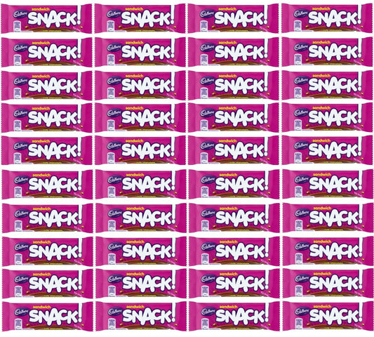 40 x Cadbury Snack Sandwich 22Gm