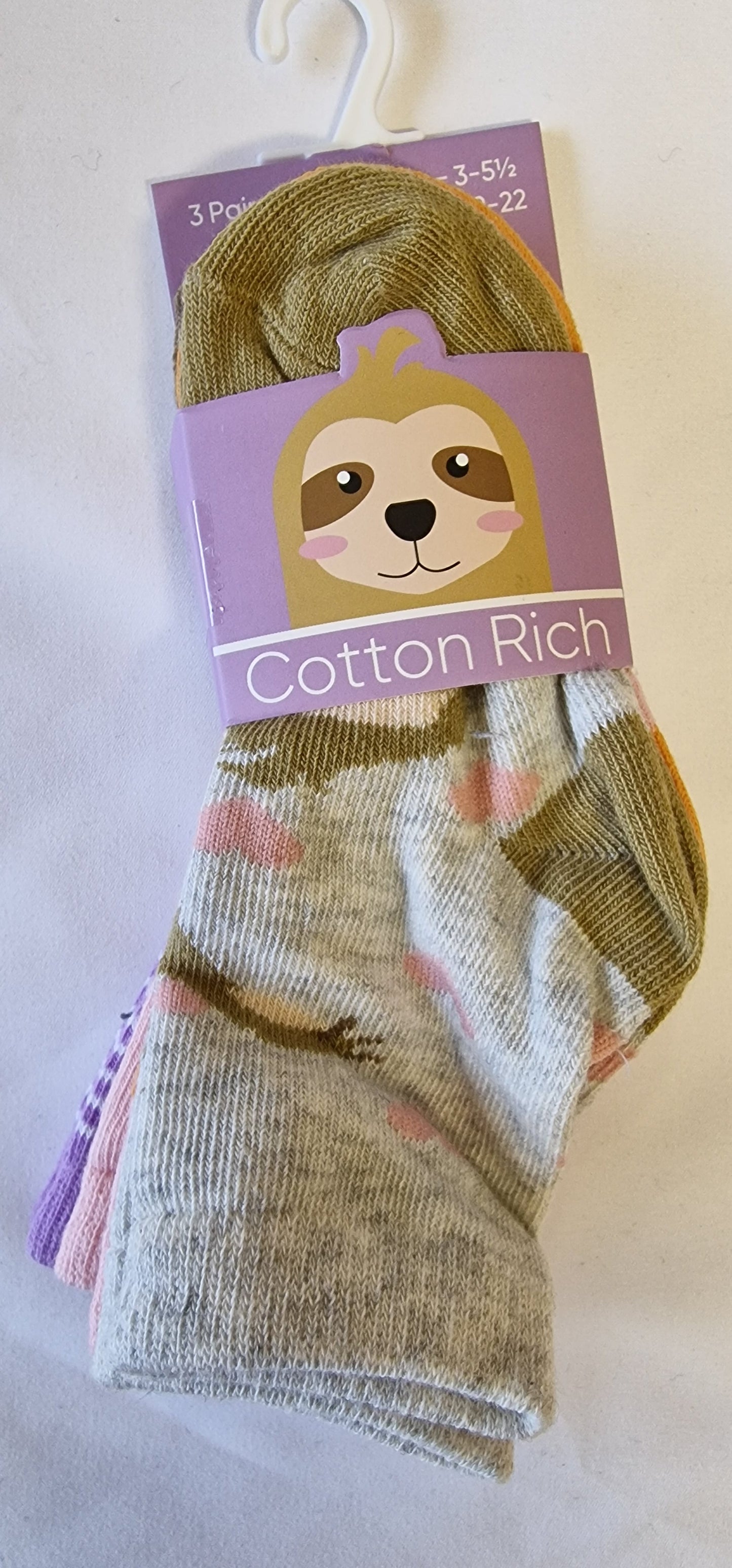 SO19 ANIMAL 3PK BABIES UK  0 - 5.5