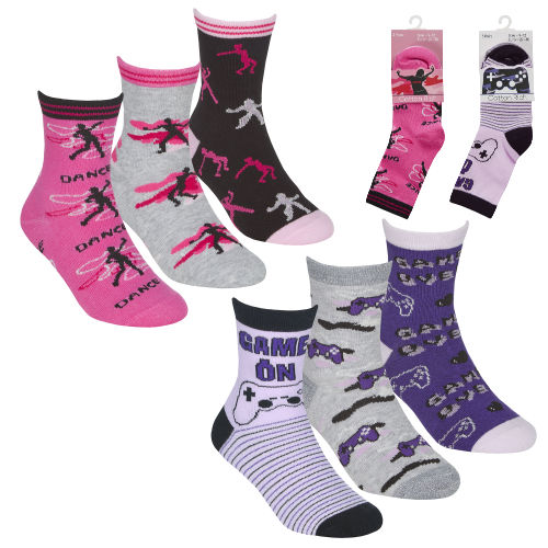 SO24 DANCE & GAME 3PK UK 6 - 3.5