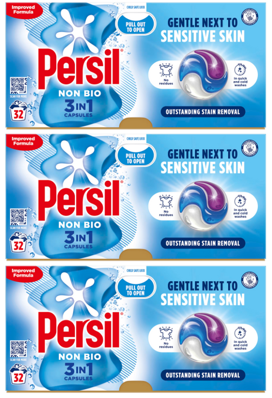 3 x Persil Caps 26W Nonbio