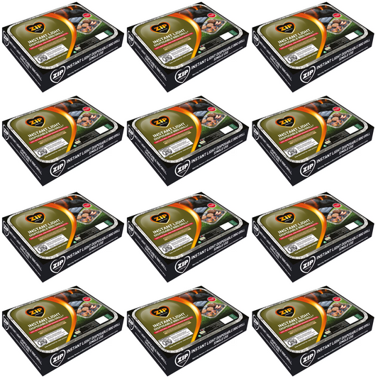 12 x Zip Instant Light Bbq Tray 540G