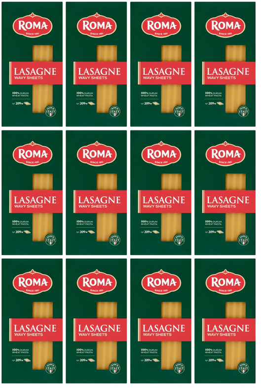 12 x Roma Lasagne Wavy Sheets No 209W 375G