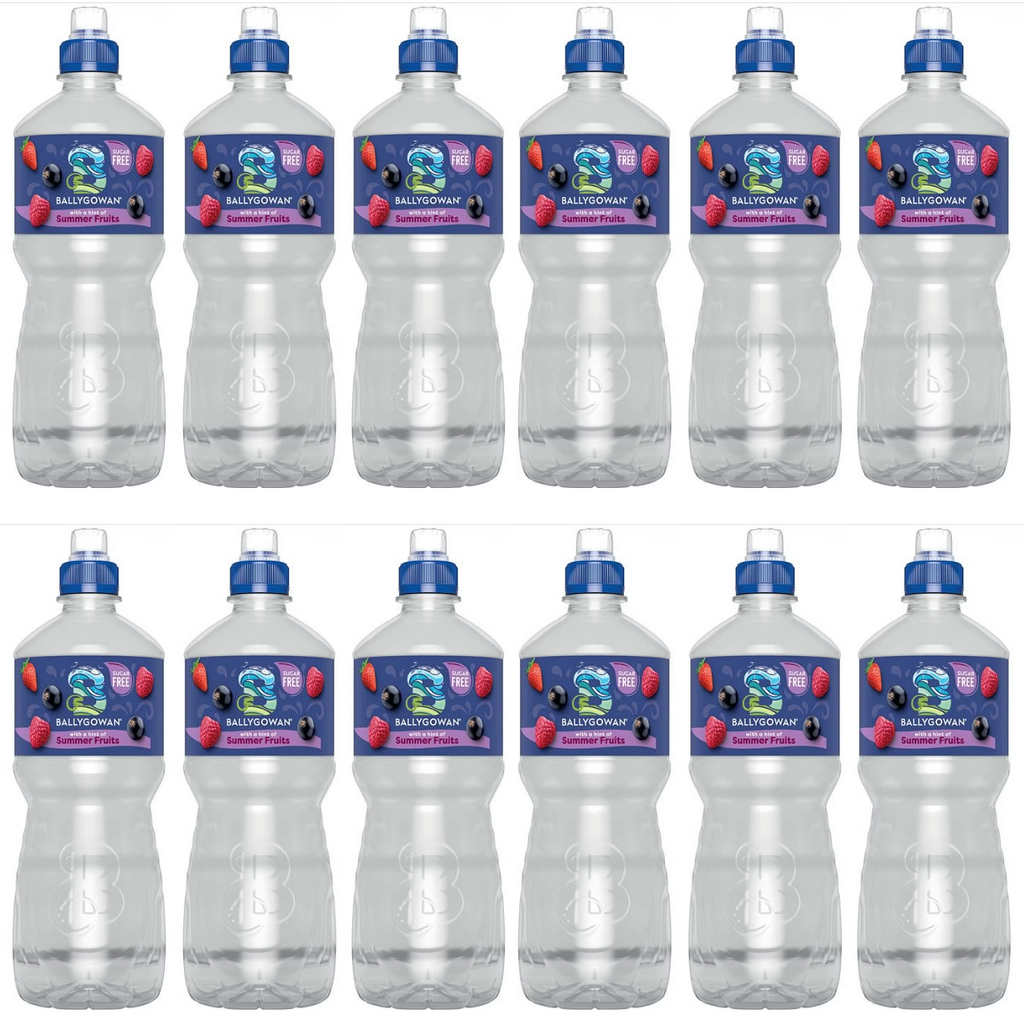 12 x Ballygowan Hint Of Fruit Summer Fruits 750Ml