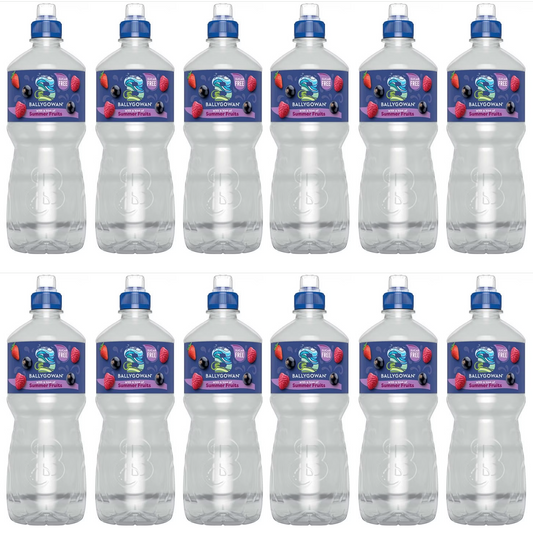 12 x Ballygowan Hint Of Fruit Summer Fruits 750Ml