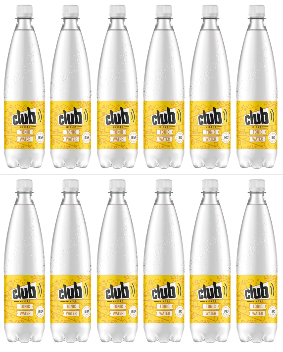 12 x Club Tonic Water 850Ml