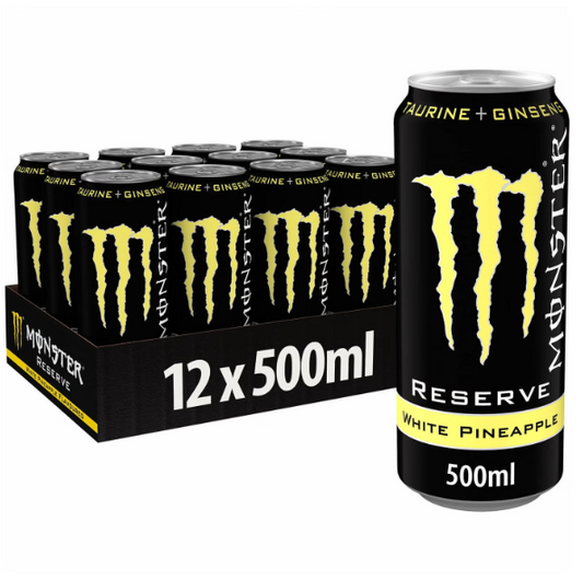 12 x Monster Reserve White Pineapple 500Ml