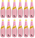 12 x Schweppes Pink Soda Sparkling 1L