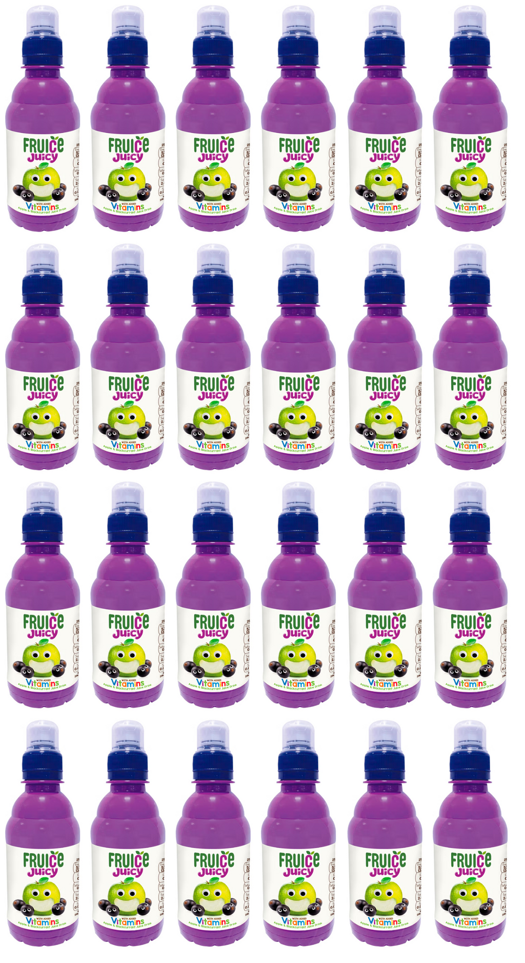 24 x Fruice Juicy Apple And Blackcurrant 250Ml