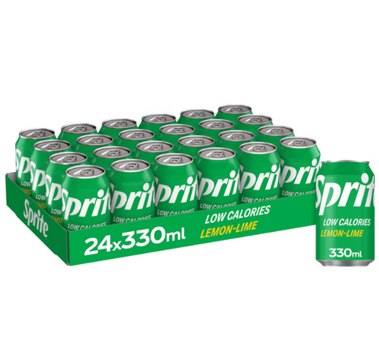 24 x Sprite  Lemon-Lime 330Ml