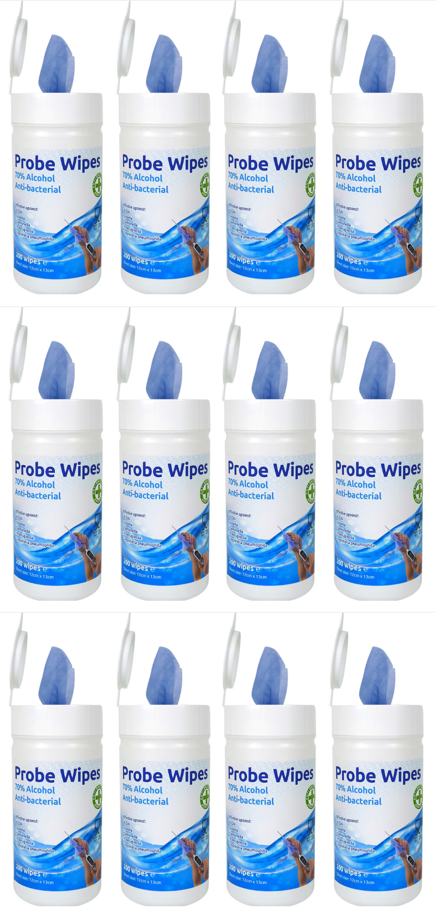 12 x Probe Wipes