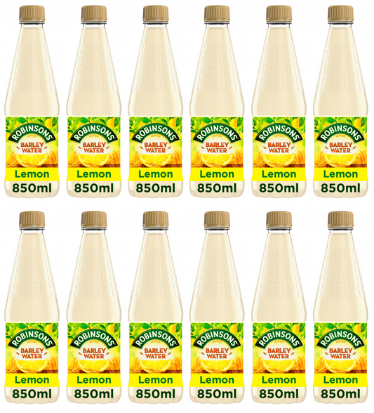 12 x Robinsons Barley Water Lemon 850Ml