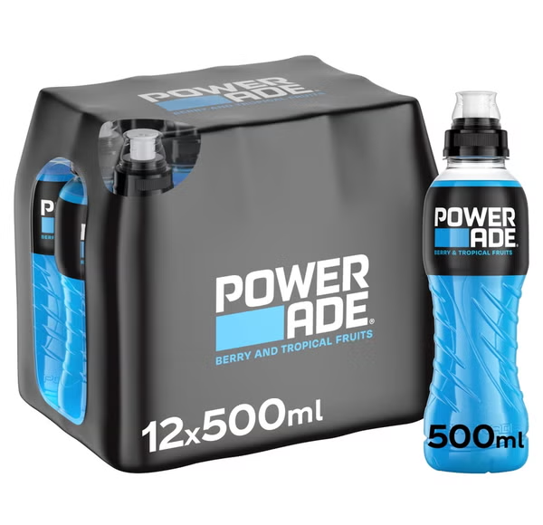 15 x Powerade Berry & Tropical Flavour 500Ml