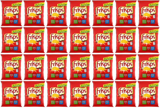 28 x Kp Frisps Assorted Crisps 6pk - 6X25.5GM