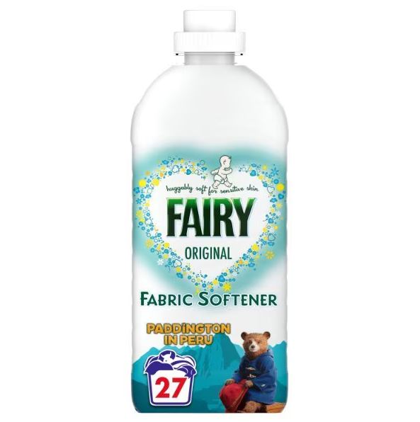 12 x Fairy Fabric Softener 27 Wash - 891ML