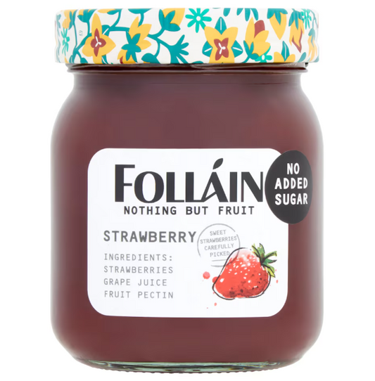 9 x Folláin Nothing But Fruit Strawberry 340G