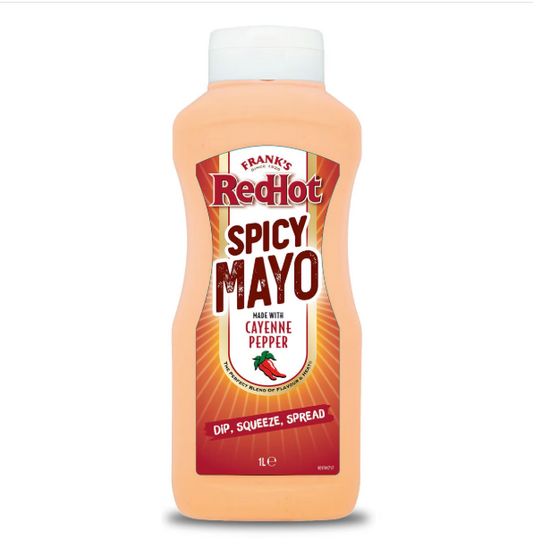 6 x Franks Redhot Spicy Mayo 1L