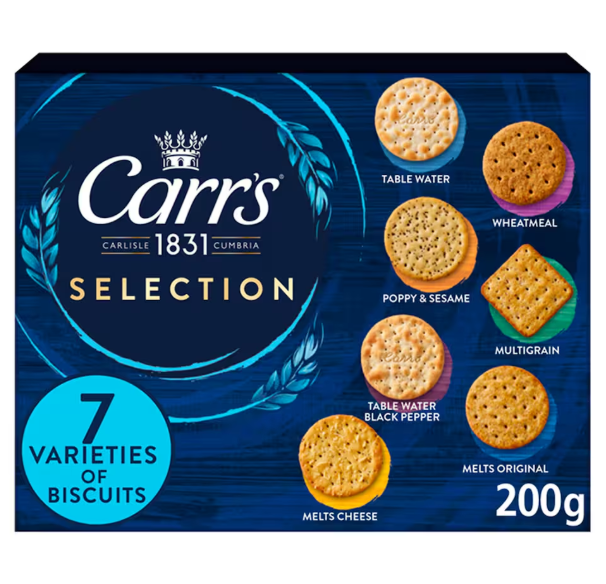 6 x Carrs Crackers Selection 200G