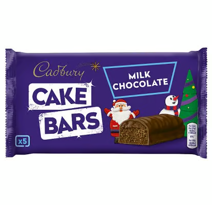 12 x Cadbury Chocolate Cake Bar 5Pk - 5